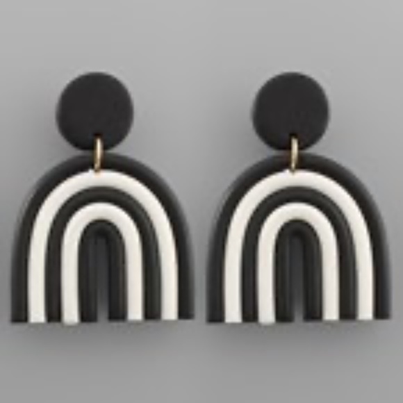 Clay Rainbow Earrings - Picture 2 of 2